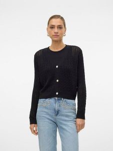 Vero Moda Kardigan w kolorze czarnym rozmiar: L. Czarne kardigany Vero Moda. Za 83,42 zł.