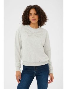 Kaffe Bluza w kolorze szarym rozmiar: XXL. Szare bluzy Kaffe, xxl, bez wzorów, bez kaptura. Za 173,99 zł.