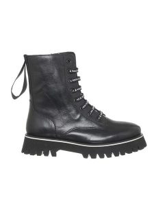 Patrizia Pepe Botki w kolorze czarnym rozmiar: 40. Czarne botki Patrizia Pepe, bez wzorów, bez obcasa, bez zapięcia. Za 547,77 zł.