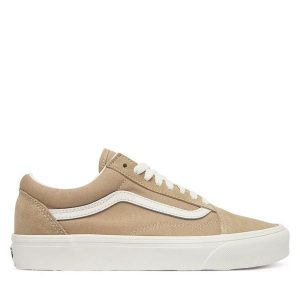 Tenisówki Vans. Brązowe trampki Vans, bez wzorów, bez zapięcia. Za 369,99 zł.