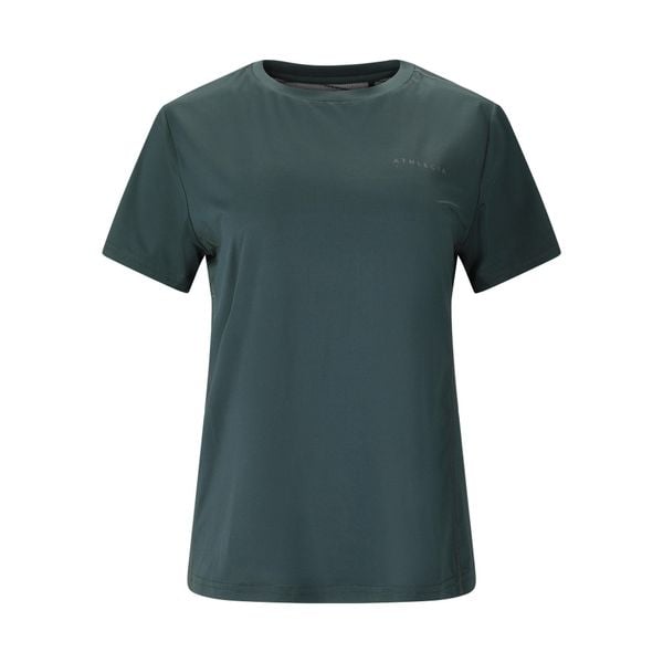 Koszulka damska Athlecia Unicorn. Zielone bluzki Athlecia, bez wzorów, eleganckie, bez kołnierzyka, bez ramiączek. Za 127,00 zł.