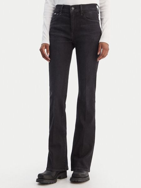 G-Star Raw Jeansy D21290-A634 Czarny Flare Fit. Czarne jeansy G-Star Raw, bez wzorów, z bawełny. Za 469,99 zł.