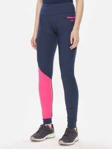 CMP Legginsy 34T6766 Granatowy Slim Fit. Niebieskie legginsy CMP, bez wzorów, z syntetyku. Za 329,99 zł.