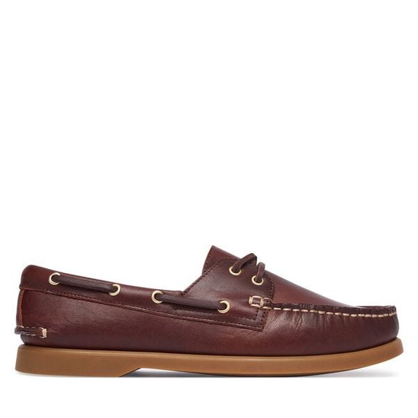 Półbuty Vagabond Shoemakers. Brązowe półbuty Vagabond Shoemakers, bez wzorów, bez obcasa, na płaskiej podeszwie, bez zapięcia. Za 413,99 zł.