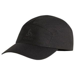 Czapka z daszkiem Odlo PERFORMANCE WATERPROOF. Czarne czapki ODLO, bez wzorów, sportowe. Za 138,99 zł.