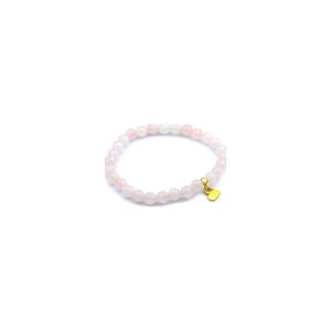 Bransoletka Kwarc Różowy Serduszko złoto. Bransoletki marki Brazi druse jewelry. Za 150,00 zł.