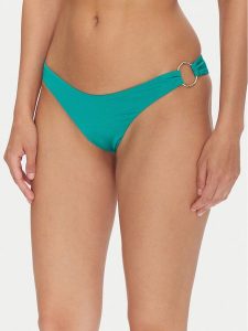 Guess Dół od bikini E5GO19 KC692 Turkusowy. Niebieskie bikini Guess, z aplikacjami, z syntetyku. Za 119,99 zł.