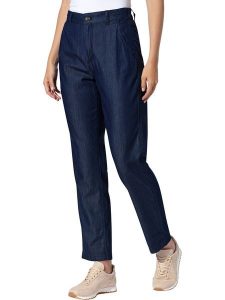 Heine Dżinsy - Regular fit - w kolorze granatowym rozmiar: 40. Niebieskie jeansy Heine, bez wzorów, z bawełny, z podwyższonym stanem. Za 63,95 zł.