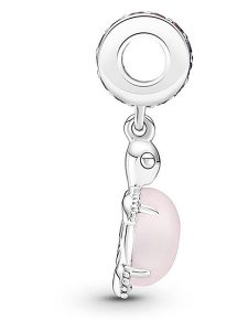 Pandora Srebrna zawieszka rozmiar: onesize. Różowe zawieszki Pandora, z kryształem, srebrne. Za 252,99 zł.