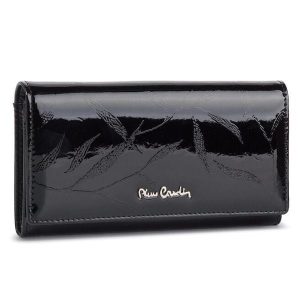 Portfel Pierre Cardin. Czarne portfele Pierre Cardin, bez wzorów. Za 149,99 zł.