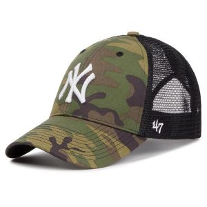 Czapka z daszkiem 47 Brand. Zielone czapki 47 Brand, bez wzorów. Za 89,99 zł.