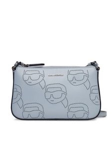 KARL LAGERFELD Torebka A2W32017 Błękitny. Niebieskie listonoszki KARL LAGERFELD, bez wzorów, ze skóry, bez dodatków. Za 469,99 zł.