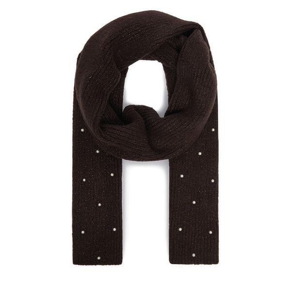 Szalik Nine West. Brązowe szaliki Nine West, bez wzorów. Za 79,99 zł.