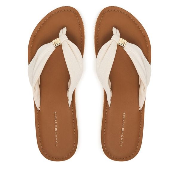 Japonki Tommy Hilfiger. Klapki TOMMY HILFIGER, bez wzorów, bez obcasa. Za 229,99 zł.