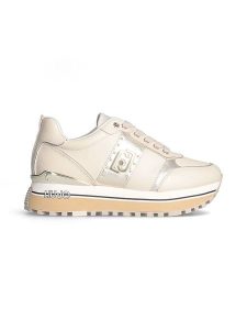 Liu Jo Skórzane sneakersy w kolorze beżowym rozmiar: 40. Brązowe trampki Liu Jo, bez wzorów, z materiału, bez zapięcia. Za 391,84 zł.