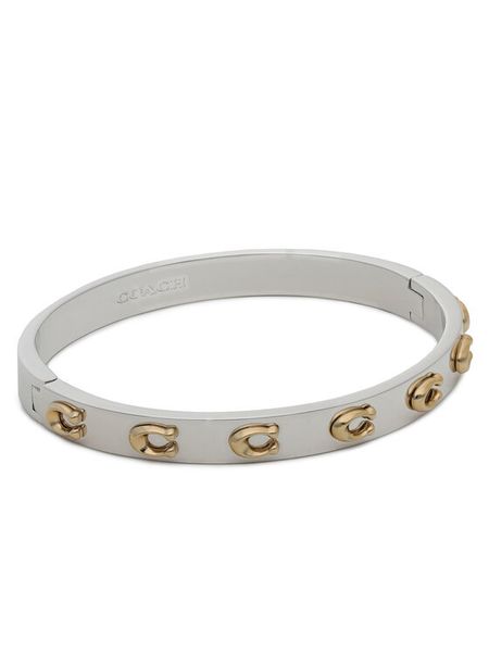 Coach Bransoletka 37335948TWO974 Srebrny. Szare bransoletki Coach, metalowe. Za 249,99 zł.