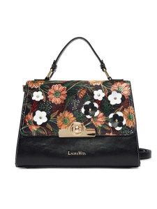 Laura Vita Torebka Sac-Astry 04 Czarny. Czarne torebki klasyczne LAURA VITA, bez wzorów, ze skóry, bez dodatków. Za 429,99 zł.