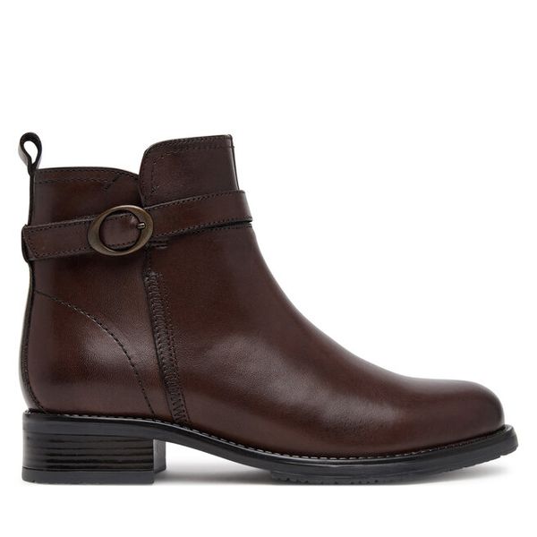 Botki Lasocki. Brązowe botki Lasocki, bez wzorów, bez obcasa, na płaskiej podeszwie, bez zapięcia. Za 259,99 zł.