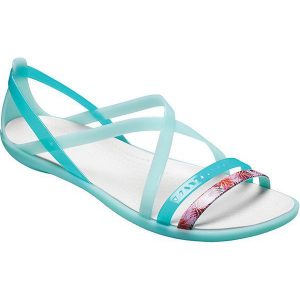 Crocs Sandały Damskie Isabella Cut Grph Strappy Sndl New Mint / Oyster 205150-35i (Rozmiar 41-42). Sandały marki Crocs. W wyprzedaży za 210,00 zł.