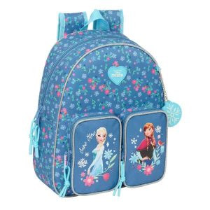 Plecak szkolny DISNEY FROZEN Niebieski. Niebieskie plecaki Disney Frozen. Za 127,20 zł.