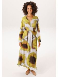 Aniston Sukienka w kolorze zielono-szarym rozmiar: 38. Szare sukienki Aniston, bez wzorów, bez kołnierzyka, bez ramiączek, maxi. Za 173,99 zł.