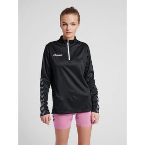 Bluza Kurtka HUMMEL HML AUTHENTIC Women Poly Zip Jacket damska. Białe bluzy Hummel, l, bez wzorów, bez kaptura. Za 99,00 zł.