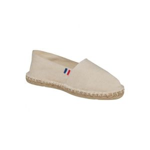 Espadryle Kariban Made in France. Białe espadryle KARIBAN, bez wzorów, bez obcasa. Za 136,00 zł.