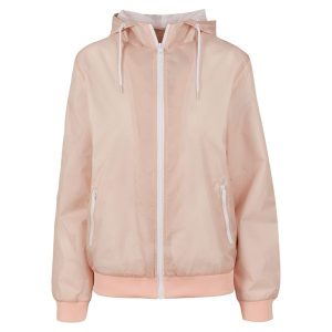 Damska Kurtka Windrunner. Czarne kurtki BUILD YOUR BRAND, s, bez wzorów, bez kaptura. Za 163,99 zł.