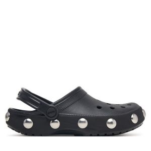 Klapki Crocs. Czarne klapki Crocs, bez wzorów, bez obcasa. Za 259,99 zł.