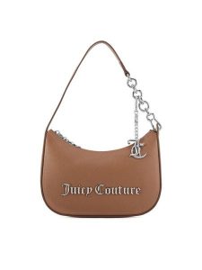 Juicy Couture Torebka BIJXT5335WVP Brązowy. Brązowe torebki klasyczne Juicy Couture, bez wzorów, z tworzywa sztucznego, bez dodatków. Za 279,99 zł.