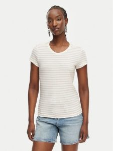 G-Star Raw T-Shirt Eyben D24533-D244 Biały Regular Fit. Białe t-shirty G-Star Raw, l, bez wzorów, z bawełny, bez kołnierzyka, bez ramiączek. Za 139,99 zł.