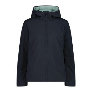 Kobieta odwracalna kurtka przeciwdeszczowa z kapturem na zamek CMP. Brązowe kurtki CMP, bez wzorów, z kapturem. Za 598,35 zł.