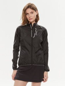 CMP Kurtka do biegania 3C46776T Czarny Regular Fit. Czarne kurtki sportowe CMP, bez wzorów, z syntetyku, bez kaptura, do biegania. Za 189,99 zł.