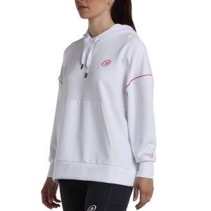 Bluza damska Bullpadel Eluis. Białe bluzy BULLPADEL, m, bez wzorów, bez kaptura. W wyprzedaży za 192,40 zł.