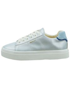 GANT Footwear Skórzane sneakersy "Avona" w kolorze błękitnym rozmiar: 40. Niebieskie trampki GANT Footwear, bez wzorów, bez zapięcia. Za 236,61 zł.