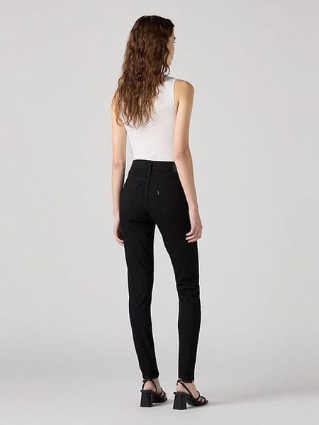 Levi's Dżinsy "310" - Skinny fit - w kolorze czarnym rozmiar: W28/L32. Czarne jeansy Levi's®, z aplikacjami. Za 204,45 zł.