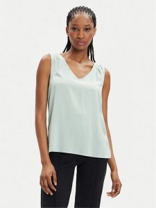 Vero Moda Bluzka Brit 10286648 Zielony Loose Fit. Zielone bluzki Vero Moda, xs, bez wzorów, z wiskozy, bez kołnierzyka, bez ramiączek. Za 89,99 zł.