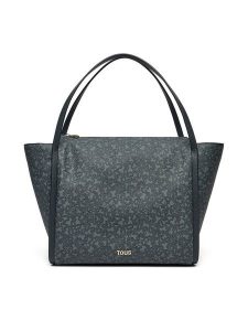 TOUS Torebka Kaos Mini Lines 2002183748 Szary. Szare shopper bag Tous, bez wzorów, ze skóry, bez dodatków. Za 589,99 zł.