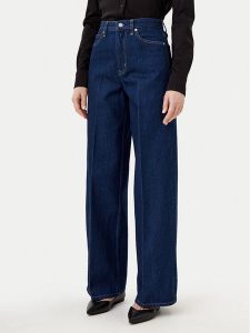 Calvin Klein Jeansy K20K208253 Niebieski Wide Leg. Niebieskie jeansy Calvin Klein, bez wzorów, z bawełny. Za 309,99 zł.