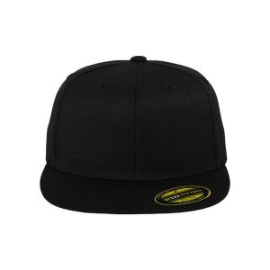 Czapka Flexfit premium 210. Czarne czapki FLEXFIT, bez wzorów, z elastanu, eleganckie. Za 88,90 zł.