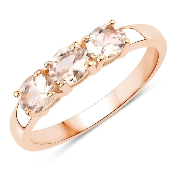 Rafaela Donata Pierścionek Srebro wysokiej próby Różowy złoty Pierścionki 1 ct Damski. Czerwone pierścionki Rafaela Donata, z morganitem, pozłacane. Za 479,99 zł.