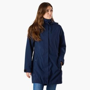 Parka Turystyka Damska Swedemount Vinga Parka W oddychająca wodoodporna. Niebieskie kurtki SWEDEMOUNT, na zimę, bez wzorów, bez kaptura. Za 499,99 zł.