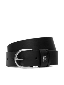 Tommy Hilfiger Pasek Essential Effortless 3.0 Sv AW0AW18688 Czarny. Czarne paski TOMMY HILFIGER, bez wzorów, ze skóry. Za 229,99 zł.