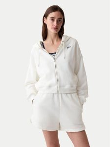 Gap Bluza 883566-09 Biały Regular Fit. Białe bluzy GAP, xl, bez wzorów, z bawełny, bez kaptura. Za 179,99 zł.