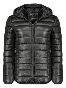 Geographical Norway Kurtka pikowana "Annecy" w kolorze czarnym rozmiar: L. Czarne kurtki Geographical Norway, l, bez wzorów, bez kaptura. Za 131,12 zł.