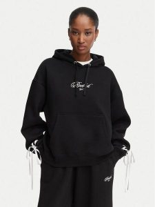 Reebok Bluza Dagmara RK25698CCW Czarny Oversize. Czarne bluzy Reebok, xl, bez wzorów, z bawełny, bez kaptura. Za 279,99 zł.