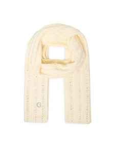 Guess Szalik AW5384 POL03 Biały. Białe szaliki Guess, z aplikacjami. Za 219,99 zł.