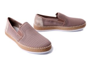 RIEKER L7873-31 pink, espadryle damskie. Czerwone espadryle Rieker, bez wzorów, bez obcasa. Za 223,93 zł.