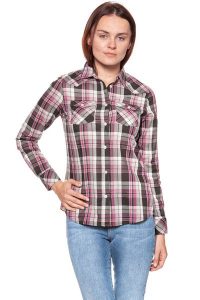 KOSZULA WRANGLER CHECK SHIRT ROSIN GREEN W5240LUWY 112129352. Zielone koszule Wrangler, s, bez wzorów, bez kołnierzyka, bez ramiączek. W wyprzedaży za 79,99 zł.