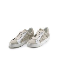 Anna Morellini Skórzane sneakersy "Gisara" w kolorze beżowym rozmiar: 40. Brązowe trampki Anna Morellini, bez wzorów, bez zapięcia. Za 284,82 zł.